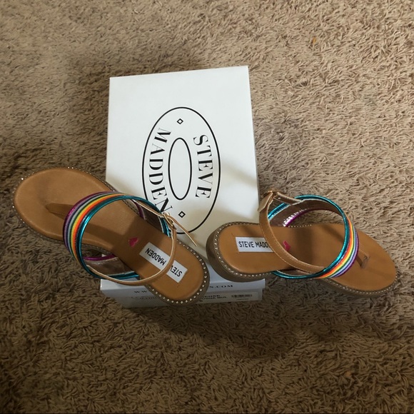 Steve Madden Cognac Multi - Size 5 - Picture 2 of 6